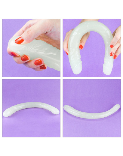 Glowing Double Dildo Lovetoy Lumino 14.5-Inch