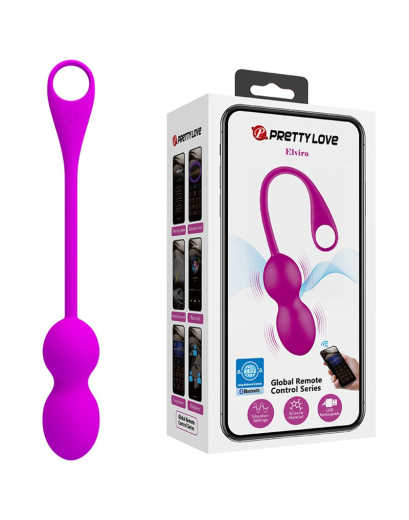 Kegel Balls Duo w. Vibration & App Elvira Silicone Pelvic Floor Trainer 12 Modes Ben-wa Balls buy cheap