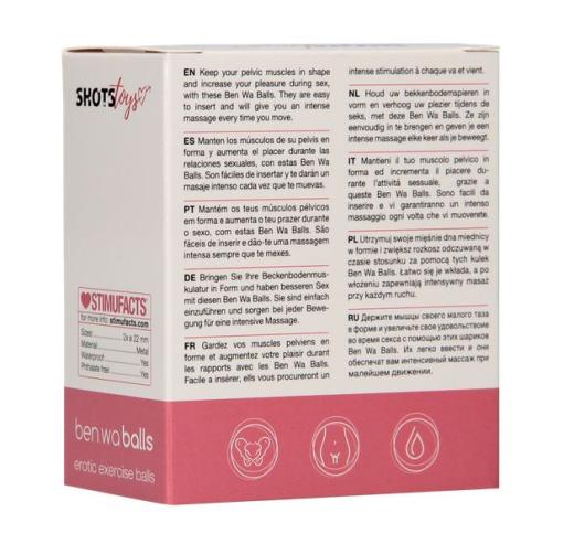 Liebeskugeln Stahl Ben-Wa-Balls medium Beckenboden-Trainer Kugeln 2.2cm Durchmesser 87g schwer kaufen