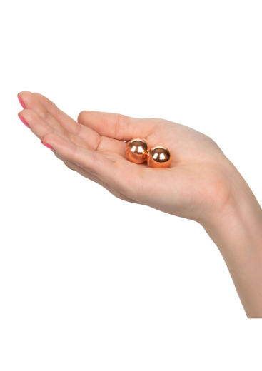 Liebeskugeln Stahl Climax weighted Balls kupferfarben 2cm Durchmesser 48.8g schwer Beckenbodentrainer kaufen