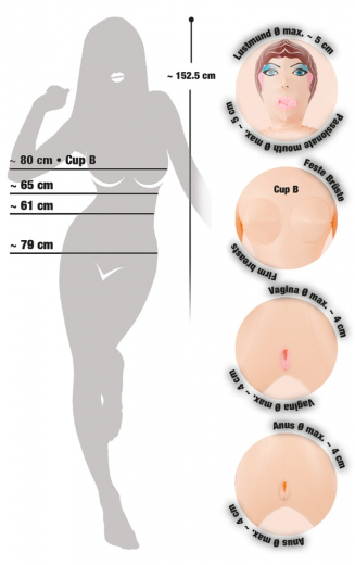 Liebespuppe aufblasbar Joann