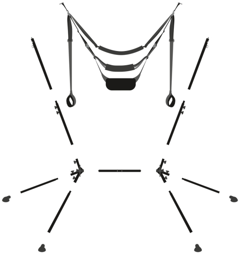 Free standing Sex Swing no Tools required easy Assembling stable Steel Pipe Stand & Sex-Swing Set cheap