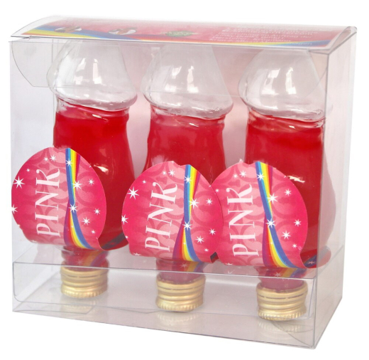 Liqueur Kleiner Spritzer Pink Berry 3x5cl 15% Vol. Raspberry Strawberry & Blackcurrant Bachelor in Penis-shaped Bottles buy