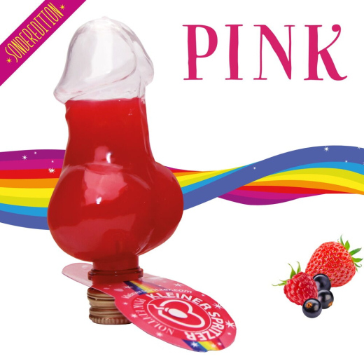Liqueur Kleiner Spritzer Pink Berry 3x5cl 15% Alcohol Bachelor Party Drink in Penis-shaped Bottles buy cheap