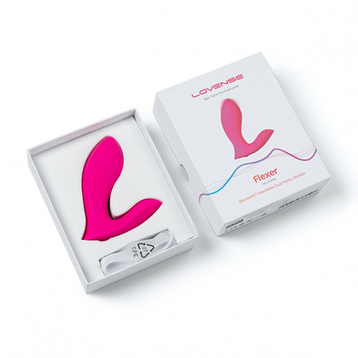 Lovense Flexer Höschenvibrator m. Neigefunktion interaktiv programmierbar 3 starke Vibrationsmodi aufladbar günstig