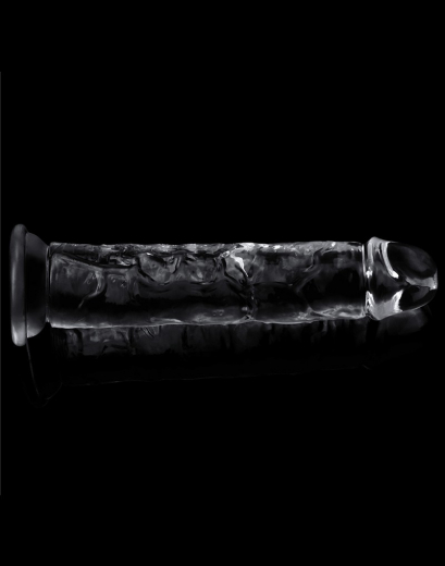 Lovetoy Strap-on Dildo m. Saugbasis 7-Inch transparent TPE