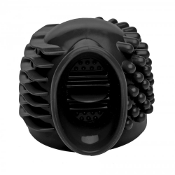 Stabvibrator-Aufsatz dreifach texturiert Thunder-Gasm Silikon