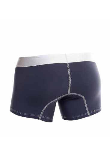 Male Basics Boxershorts Mikrofaser grau atmungsaktiv & hochelastisch mit breitem weissem Bund günstig kaufen