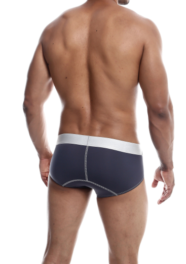 Male Basics Brief Microfiber grey comfortable highly elastic wide Waistband with Male-Basics-Logo & lifting Effect buy cheap