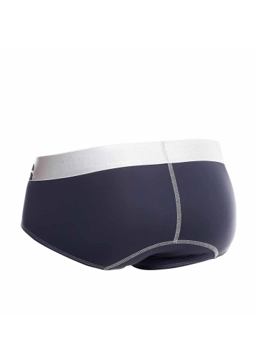 Male Basics Brief Microfiber grey comfortable highly elastic wide Waistband w. Male-Basics-Logo & lifting Effect buy cheap
