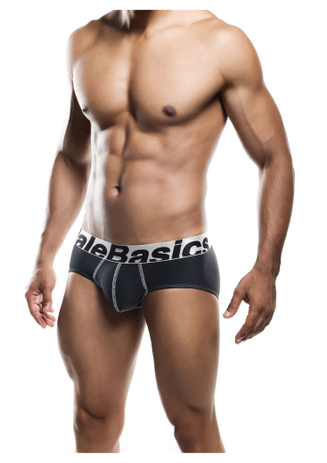Male Basics Herrenslip Mikrofaser schwarz