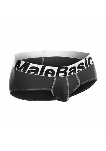 Male Basics Brief Microfiber black comfortable highly elastic wide Waistband w. Male-Basics-Logo & lifting Effect buy cheap