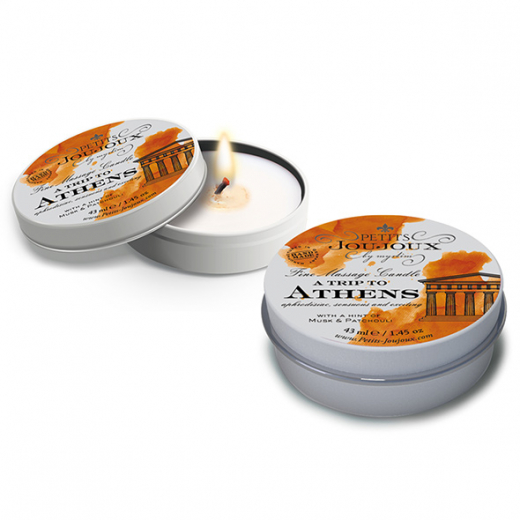 Massage Oil Candle Musk Patchouli Trip to Athens 33g