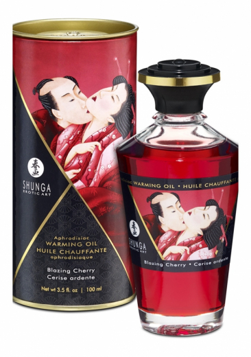 Massageöl Shunga Aphrodisiac warming Blazing Cherry 100ml