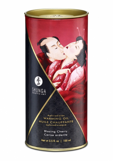 Massageöl Shunga Aphrodisiac warming Blazing Cherry 100ml