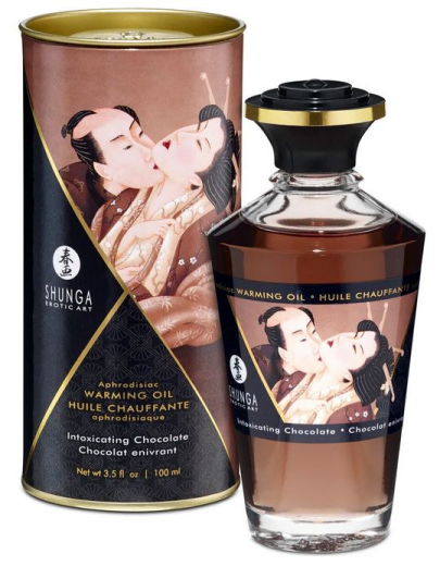 Massage Oil Shunga Aphrodisiac warming Chocolate 100ml