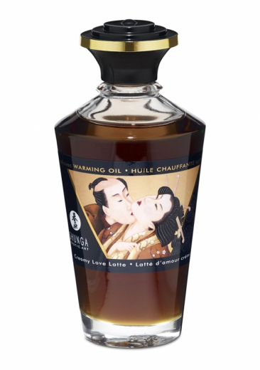 Massage Oil Shunga Aphrodisiac warming Creamy Latte 100ml