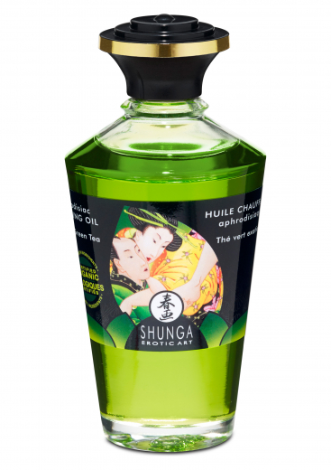 Massageöl Shunga Aphrodisiac warming Green Tea Organica 100ml