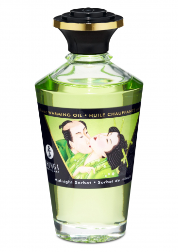 Massage Oil Shunga Aphrodisiac warming Midnight Sorbet 100ml
