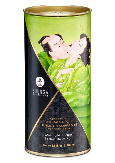 Huile de massage Shunga Aphrodisiac warming Midnight Sorbet 100ml
