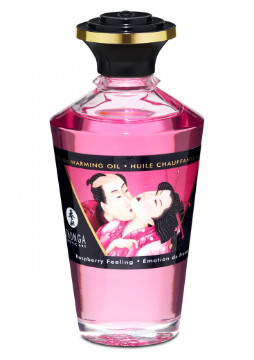 Massage Oil Shunga Aphrodisiac warming Raspberry 100ml