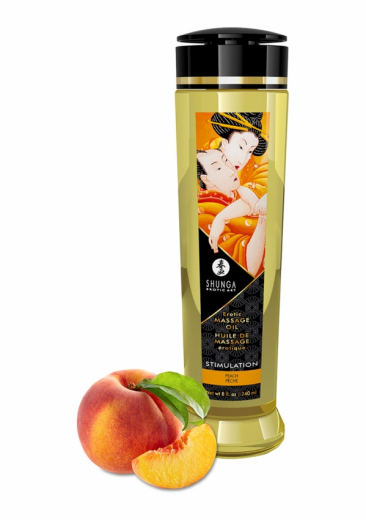 Massage Oil Shunga Stimulation Peach 240ml