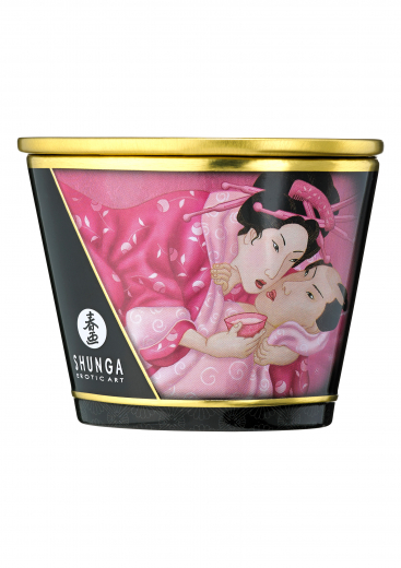 Massage Oil Candle Shunga Aphrodisia Roses 170ml