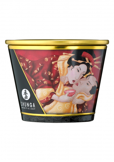 Massageölkerze Shunga Romance Strawberry Wine 170ml