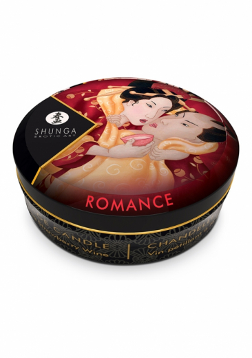 Bougie de massage Shunga Romance Strawberry Wine 30ml