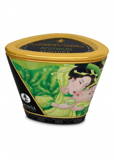 Massageölkerze Shunga Zenitude Exotic Green Tea 170ml