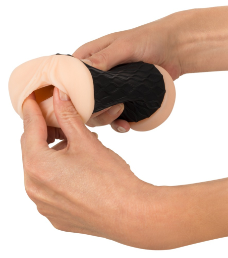 Masturbator doppelseitig Nature Skin Pussy & Ass TPE Anus- & Vaginaöffnung dehnbarer Lustkanal günstig kaufen