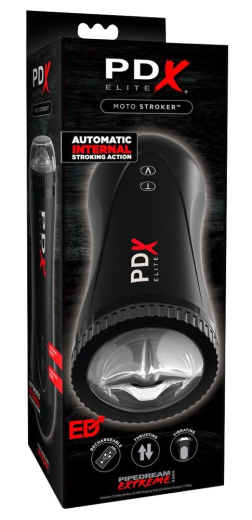 Masturbator w. Milking Function & Vibration PDX Moto Stroker with nubbed TPE Sleeve by PIPEDREAM PDX Elite buy