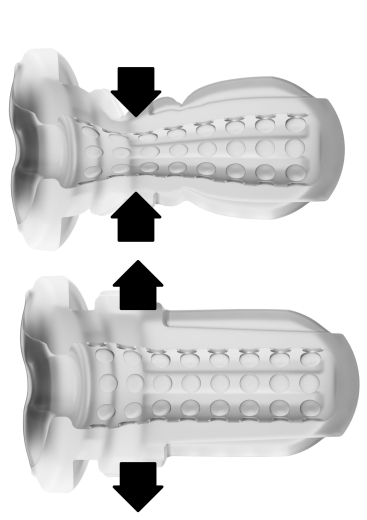 Stroker w. Vibration Fusion-X Deep Squeeze 5 Squeeze- & 5 Vibration Modes rechargeable by HIDDEN DESIRE buy cheap