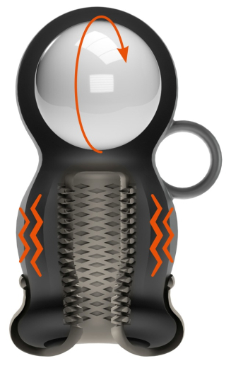 Masturbator m. Shaking-Funktion