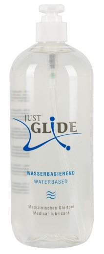Medical Personal Lubricant Waterbased Just Glide 1 Liter