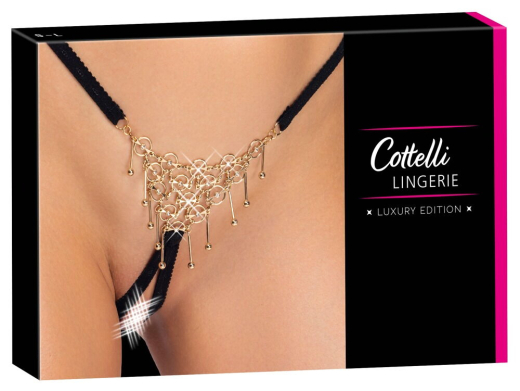 Micro String ouvert Schmuckstring mit Glitzersteinchen Ringen & Anhängern passend von S bis L kaufen