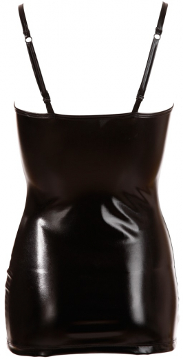 Minikleid m. V-Ausschnitt & Schnürung Wetlook