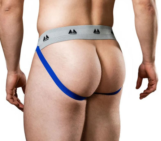 MM Jockstrap blau 5cm Bund hochelastischer Herrenslip von MM Jockstrap Original günstig kaufen