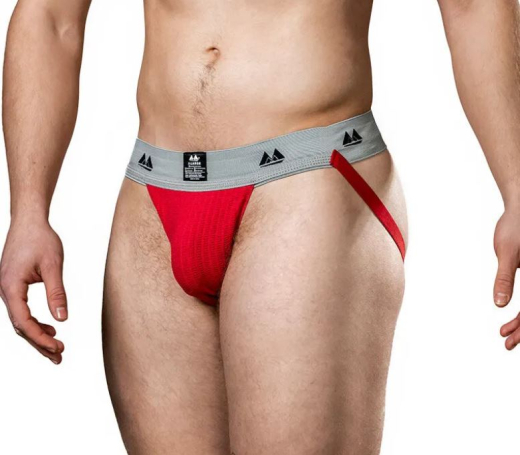 MM Jockstrap rot 5cm Bund hochelastischer po-freier Herrenslip von MM Jockstrap Original kaufen