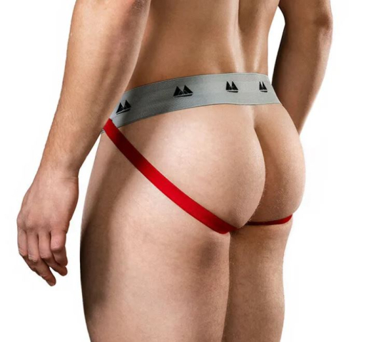 MM Jockstrap rot 5cm Bund hochelastischer Herrenslip von MM Jockstrap Original günstig kaufen