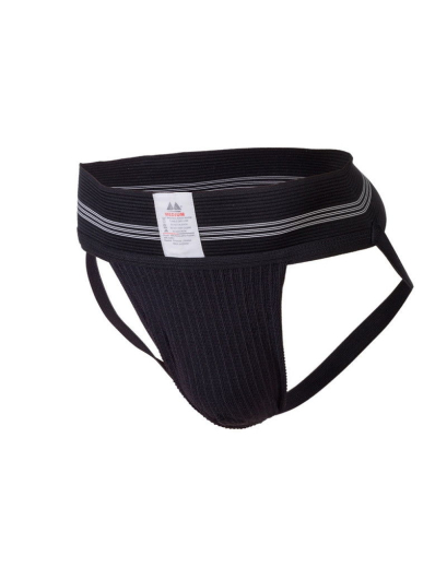 MM Jockstrap schwarz 7.5cm Bund hochelastischer po-freier Herrenslip m. 7.5cm breitem Bund von MM günstig kaufen