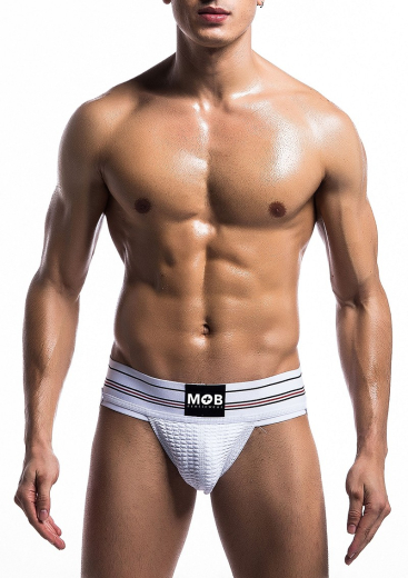 MOB Classic wide Jockstrap blanc