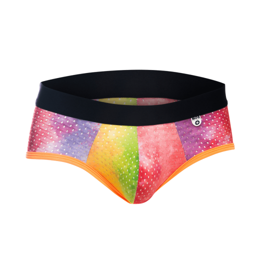 MOB Eroticwear Aero Brief Herrenslip orange hochelastisch schweissableitend m. Po-Ausschnitt von MOB EROTICWEAR kaufen