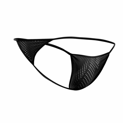 MOB Eroticwear Mikrofaser G-String schwarz hochelastisch in V-Form von MOB EROTICWEAR günstig kaufen