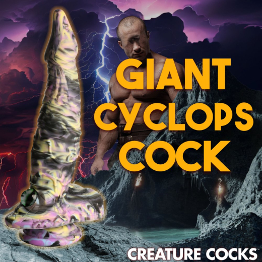 Monster-Dildo m. Saugfuss Cyclops Silikon Zyklop-Penisdildo .t Glasauge Premium-Silikon von CREATURE COCKS kaufen
