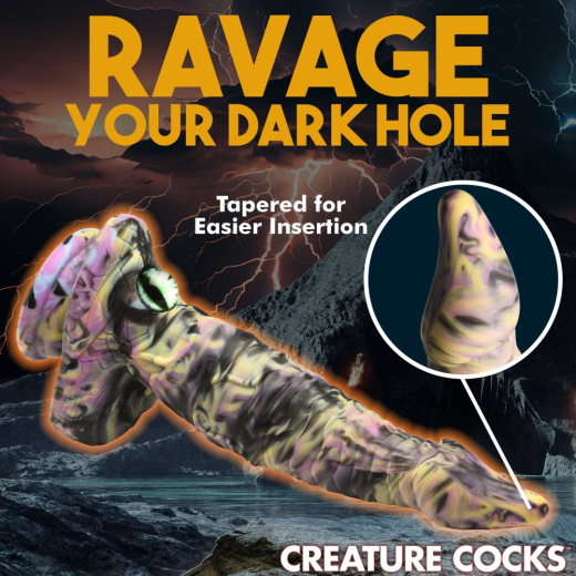 Monster-Dildo m. Saugfuss Cyclops Silikon Zyklop-Fantasiedildo mit Glasauge von CREATURE COCKS günstig kaufen