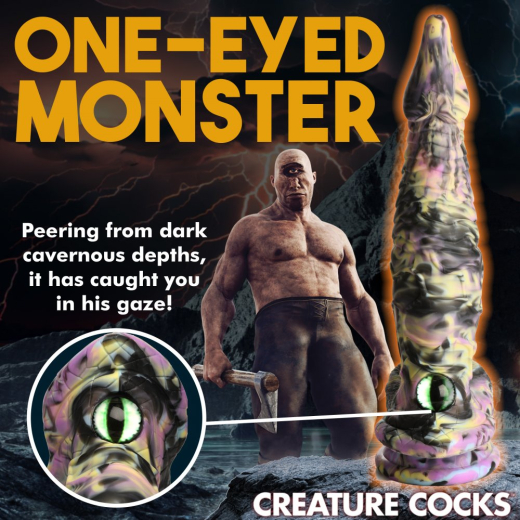 Monster-Dildo m. Saugfuss Cyclops Silikon Zyklop-Dildo Premium-Silikon von CREATURE COCKS günstig kaufen