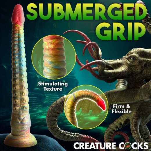 Monster-Dildo m. Saugfuss Tenta-Dick Silikon langer Analdildo in Tentakel-Form von CREATURE COCKS günstig kaufen