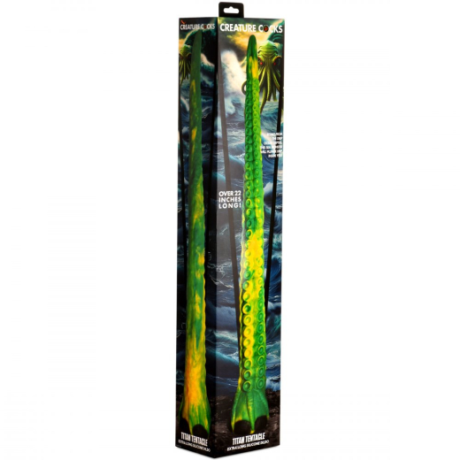 Monster-Dildo m. Saugfuss Titan Tentacle 22.5-Inch Silikon extrem langer Analdildo von CREATURE COCKS kaufen