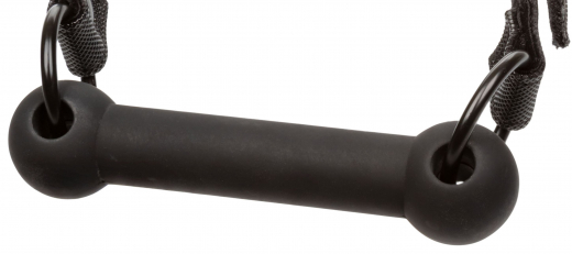 Mundknebel m. Silikon-Beissstange Boundless Kunstleder